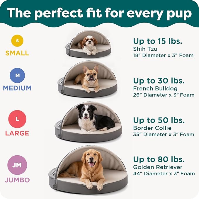 Furhaven 26" Round Orthopedic Dog Bed - Image 6
