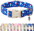 4th of July Dog Collar, Summer Popsicle Patriotic Dog Collars by Babolepet