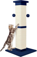 Cat Scratching Post 33 Inch Nature Sisal Scratch Post by SOCATER