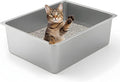 Kirecoo Stainless Steel Cat Litter Box by Kirecoo