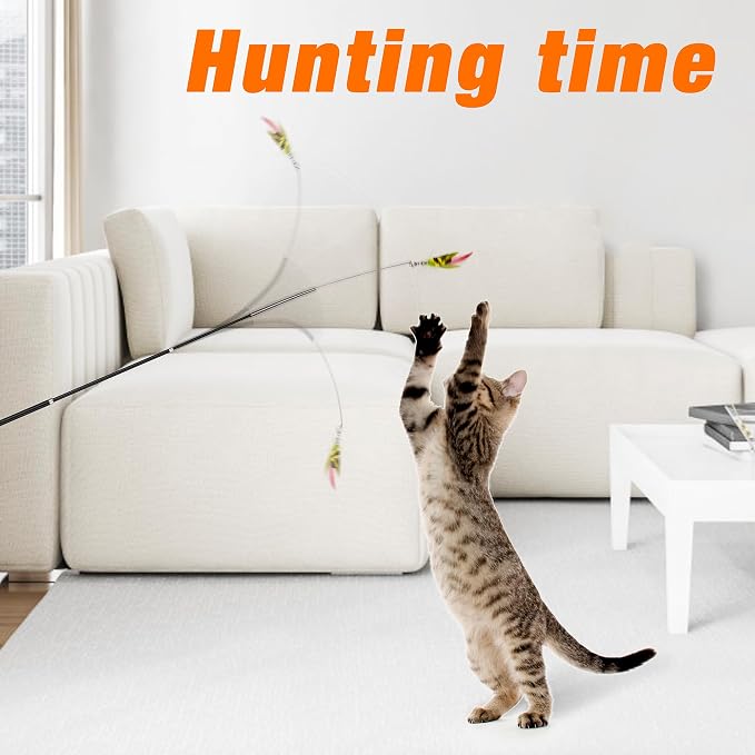 JXFUKAL Cat Feather Toy Refills - Image 5