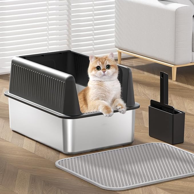 Stainless Steel Cat Litter Box - Image 6