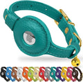 OOPSDOGGY Leather AirTag Cat Collar by OOPSDOGGY