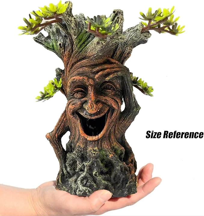 Tfwadmx Fish Tank Tree Trunk Decoration Aquarium Statue Hollow Stump Root - Image 6