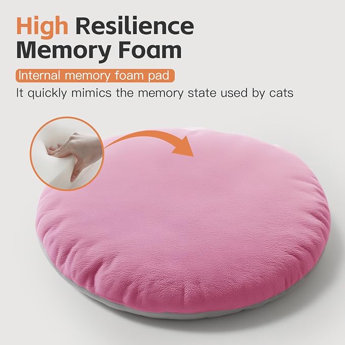 PJYuCien Premium Orthopedic Memory Foam Round Pet Bed - Image 5
