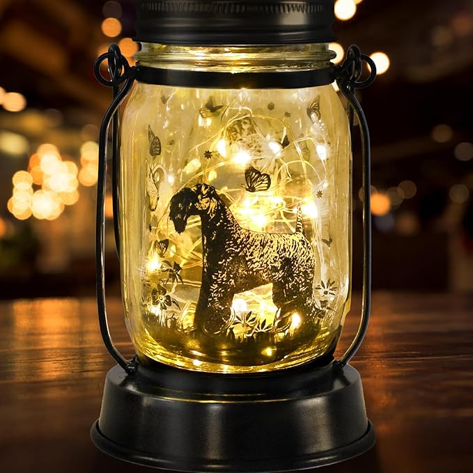 Kerry Blue Terrier Gifts for Women/Men, Pet Solar Lanterns Kerry Blue Terrier - Image 8