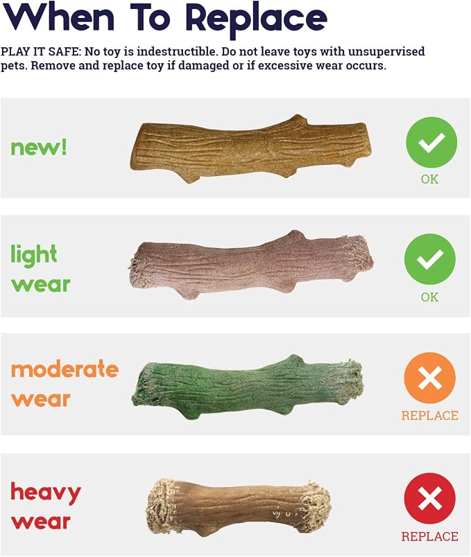 Petstages Outward Hound Super Dogwood Durable Dog Chew Toy, Small - Image 6