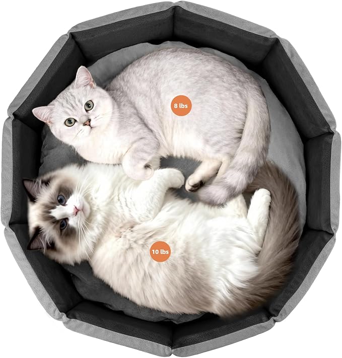 PJYuCien Premium Orthopedic Memory Foam Round Pet Bed by PJYuGienPetGarden