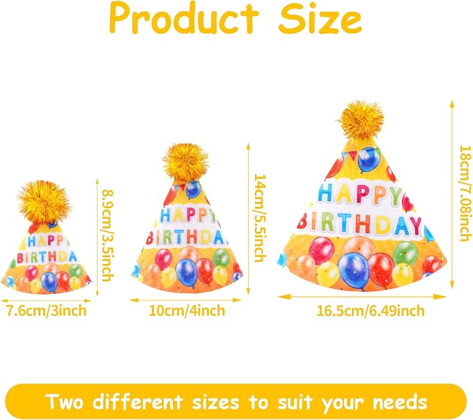 6pcs/Pack Dog Birthday Hats Party Hats - Image 2