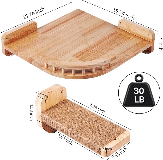 Cat Shelves - 3-Step Wall Climbing Set - Image 2