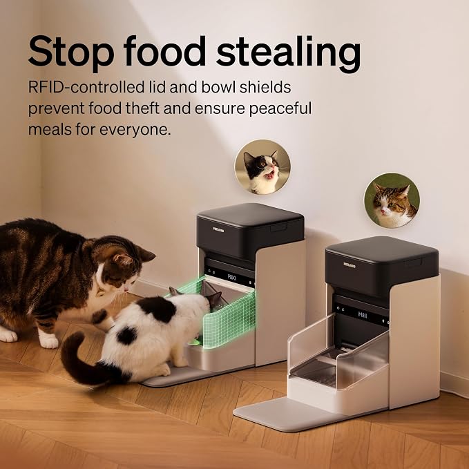 PETLIBRO Automatic Cat Feeders for 2 Cats, RFID Collar Tag for Exclusive Meals - Image 4