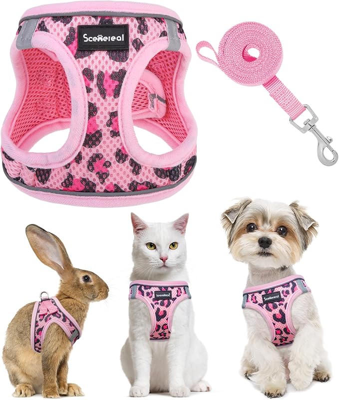 SCENEREAL Cat Harness & Leash Set Escape Proof by SCENEREAL