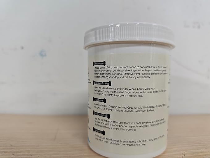 OBSEDE Dog & Cat Ear Wipes, Finger Sleeve Design - Image 7