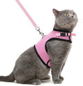 PUPTECK Soft Mesh Cat Vest Harness and Leash Set Puppy Padded Pet Harnesses by PUPTECK