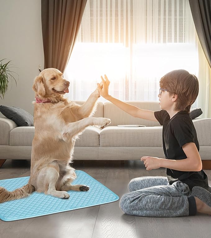 SOMOYA Dogs Cooling Mat Pet Cool Pads Blanket Sleeping Kennel Mat, Washable Ice - Image 9