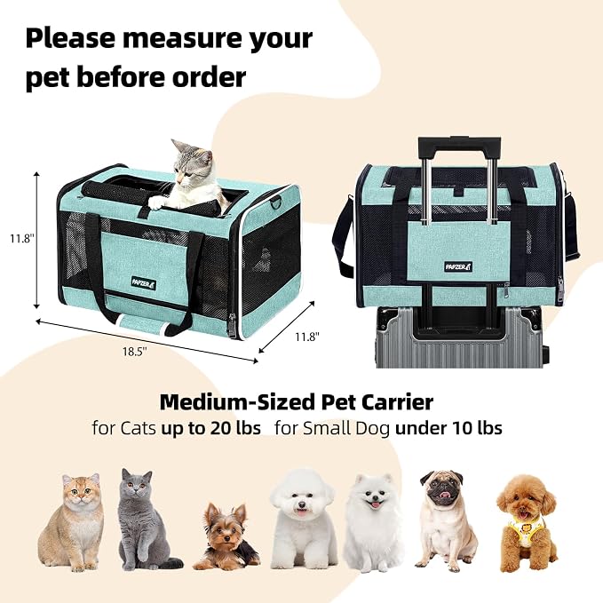 Cat Carrier Soft-Sided Travel Bag - Image 2