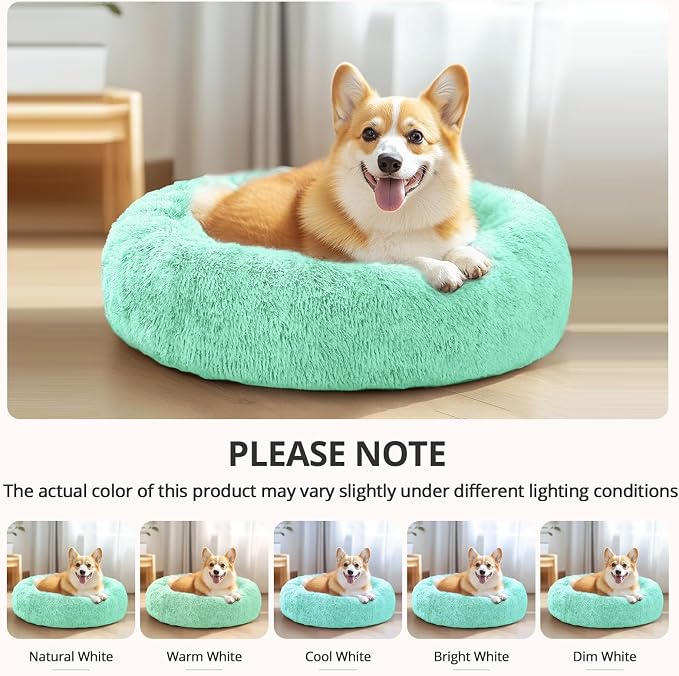 JOLLYVOGUE Calming Small Dog & Cat Bed - Image 8
