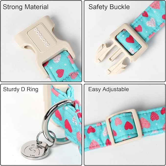 DOGWONG Valentine's Dog Collar
