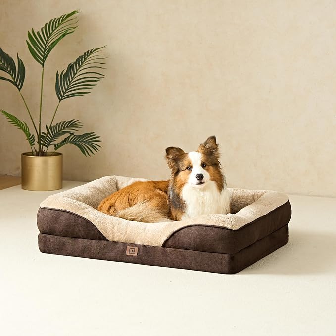 EHEYCIGA Orthopedic Dog Bed for Large Sized Dog, Waterproof Liner & Washable - Image 8