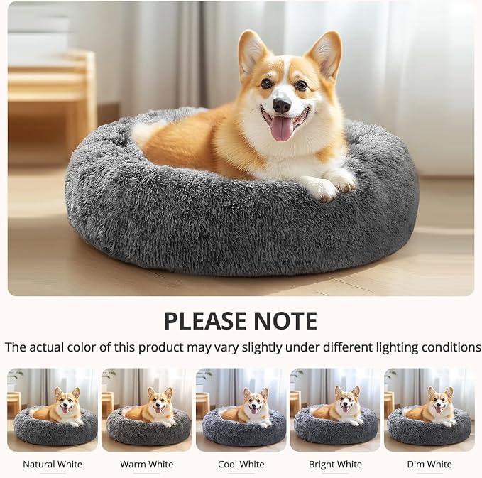 JOLLYVOGUE Calming Small Dog & Cat Bed - Image 6
