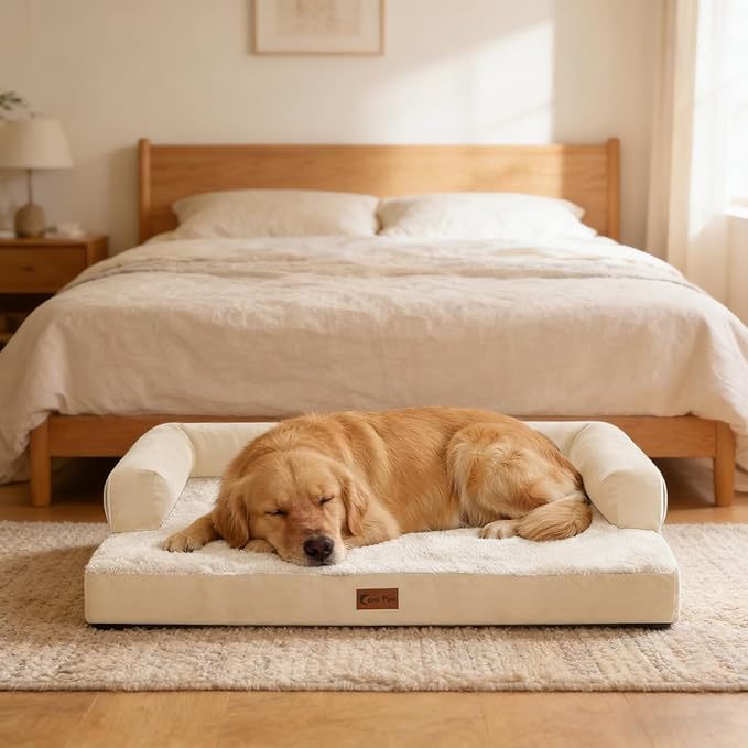 Orthopedic Dog Beds for Extra Large Dogs, Waterproof Egg Crate Foam XL Dog Bed - Image 9