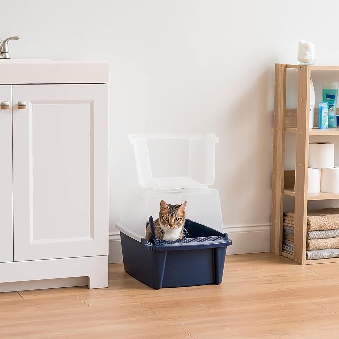 IRIS USA Cat Litter Box, Litter Box Enclosure - Image 3