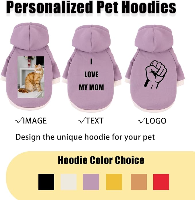 Custom Dog Hoodie, Personalized Sweatshirt - Image 3