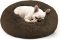 Dogs Bed for Small Dogs, Anti-Anxiety Washable Round Bed by Hoewina