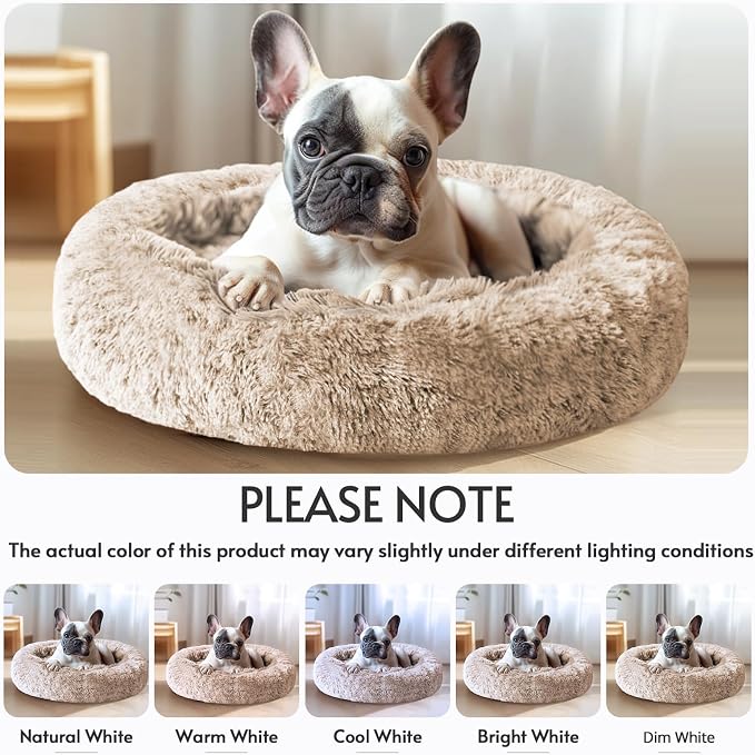 JOLLYVOGUE Calming Dog Bed for Small Dogs - Image 7