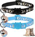 2PCS Breakaway Cat Collars by Baeuppit