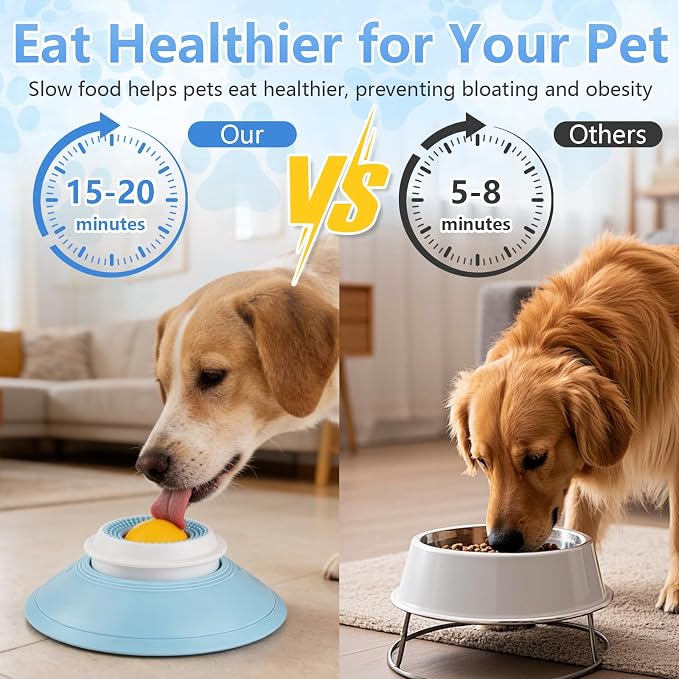 Dog Cat Licks Toys for Liquid Food, Anxieties Relief Slow Feeder Dog Lick Ball - Image 5