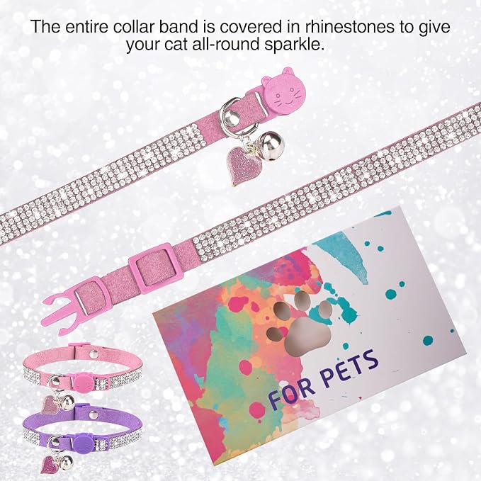 Rhinestone Cat Collar Breakaway - Image 5