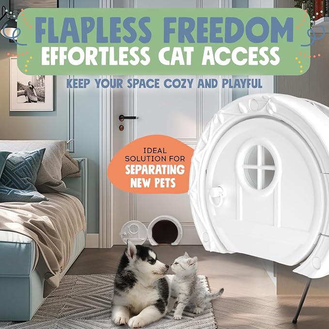 Gnome® Door Cat Door for Interior Doors - Image 5