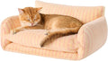 Hollypet Cat Bed Fluffy Plush Mutifuctional Double-Layer Soft Pet Couch by Hollypet