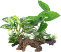 Fish Tank Decorations Aquarium Ornaments 3pcs Betta Silk Leaf Plants Artificial by Vtapliea