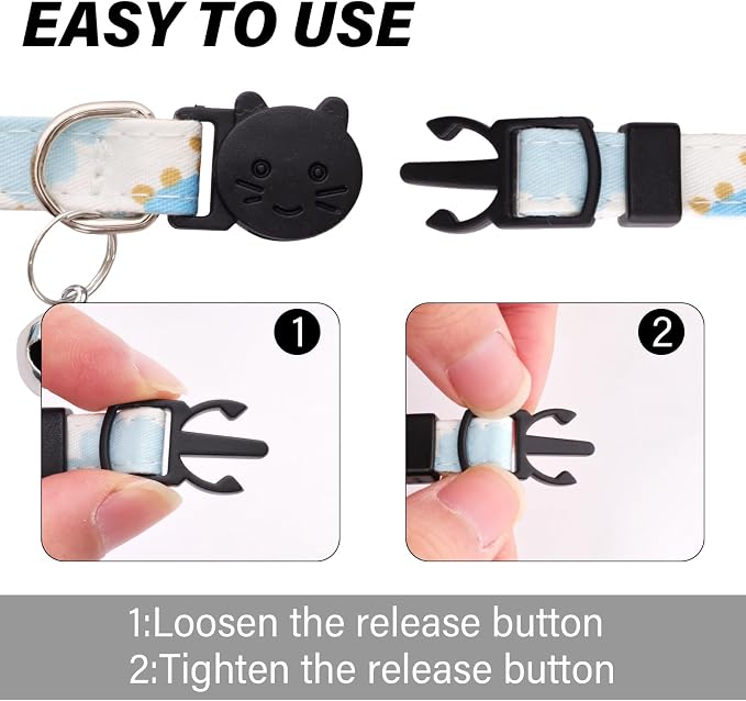 10 Pcs Spring Cat Collar Breakaway - Image 4