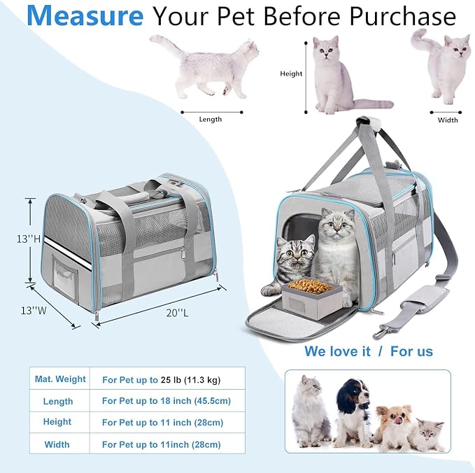 Heavy Duty 20 Inch Cat Carrier - Image 2