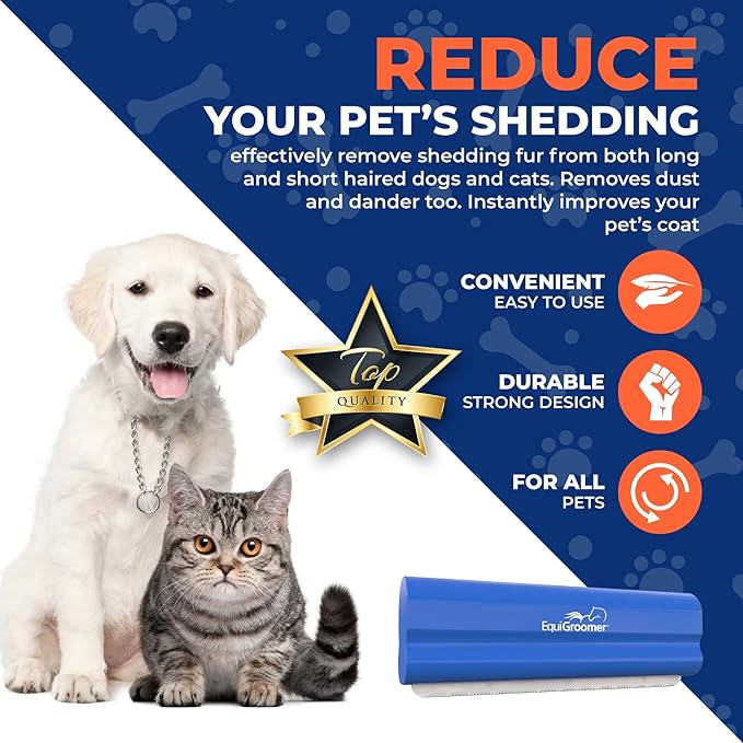 EasyGroomer Deshedding Brush for Dogs & Cats – Undercoat Grooming Tool for - Image 5