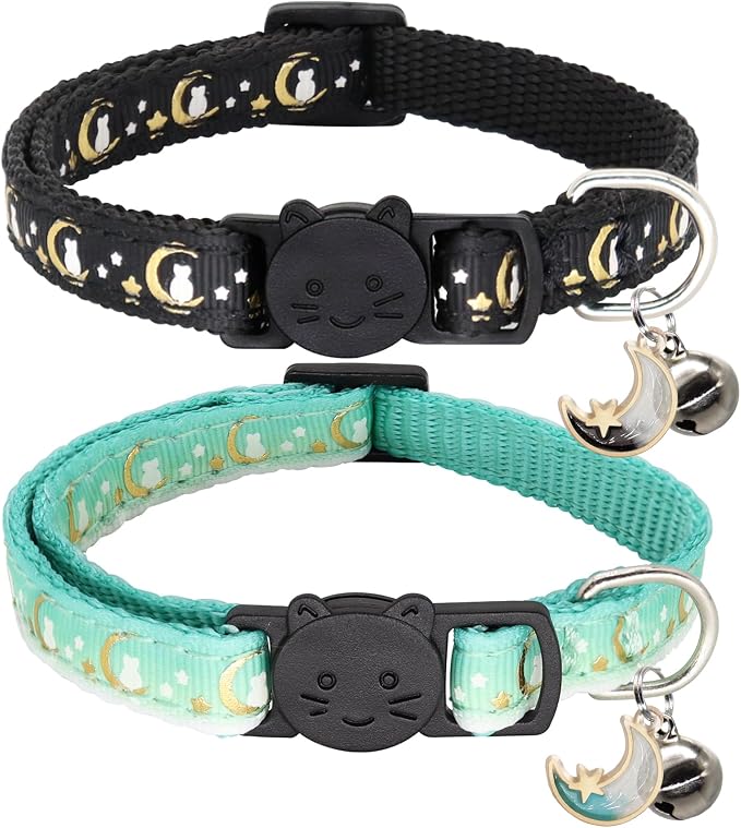 2 Pack Breakaway Cat Collar by Giecooh