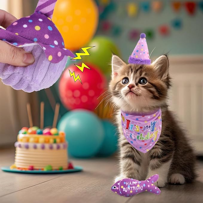 BINGPET Cat Birthday Catnip Toys - Image 6