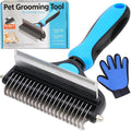 Dog Brush for Shedding 2-in-1 by AKEISHE
