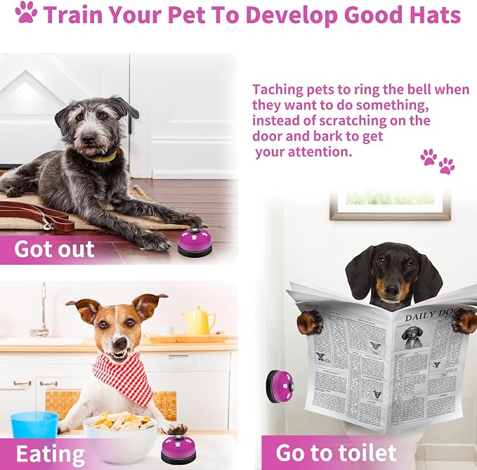 2 Pack Dog Doorbells, Pet Training Bells - Image 5