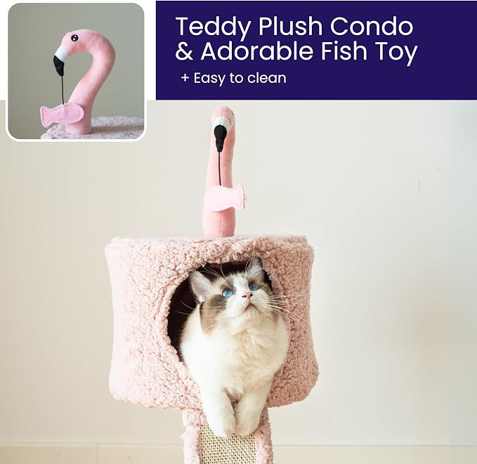 Catry Flamingo 2-Level 29" Cat Tree - Image 6