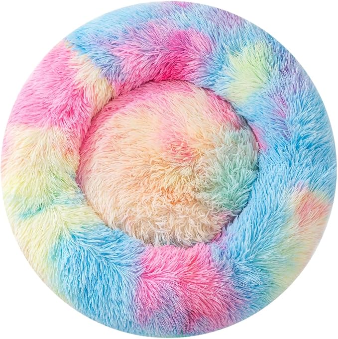 Small Cat Bed Nest Bed Dog Bed Round Bed Donut Rabbit Bed Pet Bed Small Kitten - Image 7