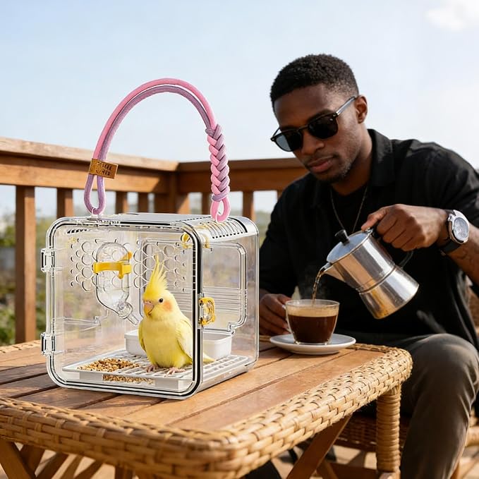 Bird Carrier Travel Cage - Image 9