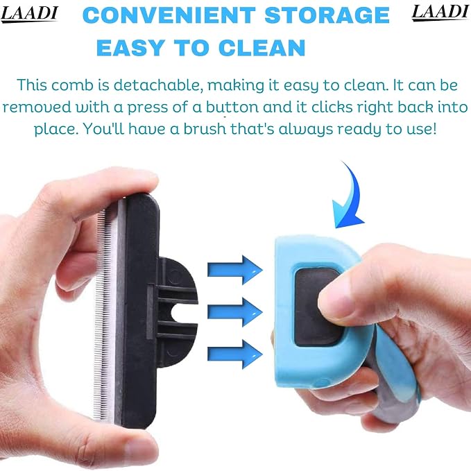LAADI Deshedding Tool for Dogs and Cats - Image 4