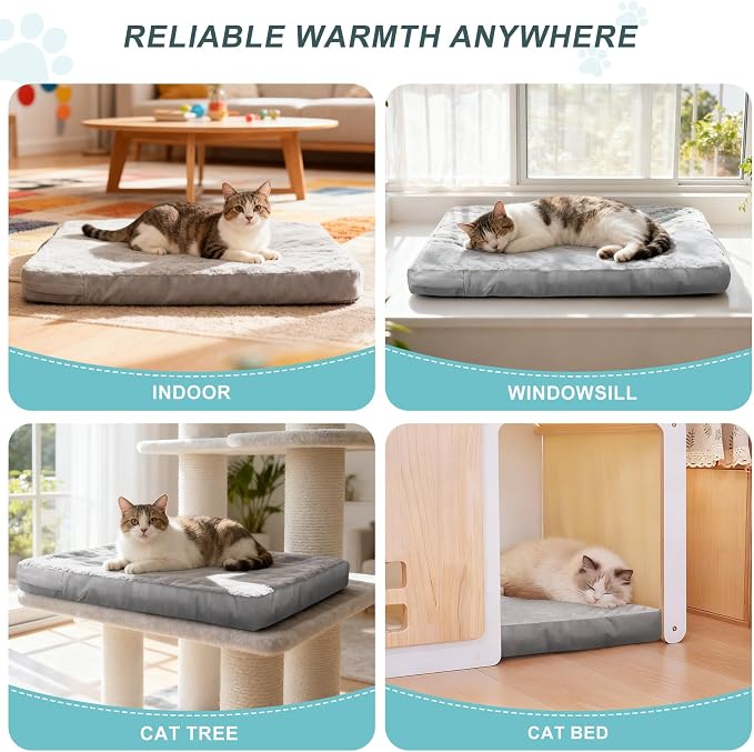 Explore Land Waterproof Dog Bed Cover Machine Washable Fluffy Dog Bed - Image 4