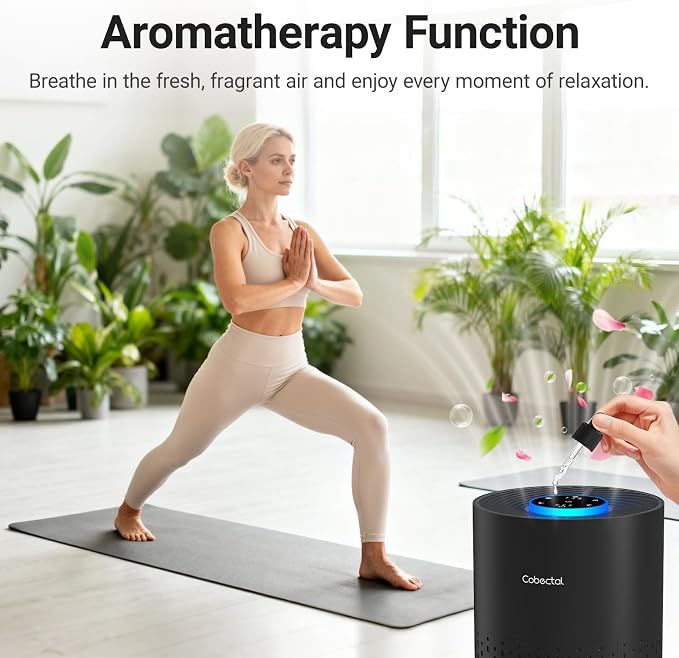 2 Pack Air Purifiers for Bedroom Home, Cobectal Air Cleaner - Image 4