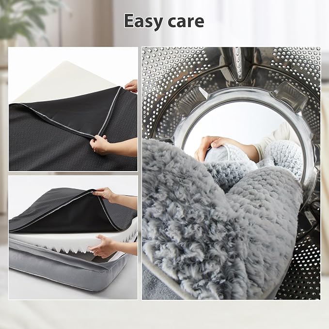 Orthopedic Dog Bed for Extra Large Dogs, Egg Crate Foam Bed for Extra Large Dogs - Image 6