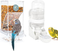 Rypet No Mess Bird Water Feeder Dispenser Set Automatic Bird Feeder Transparent by RYPET